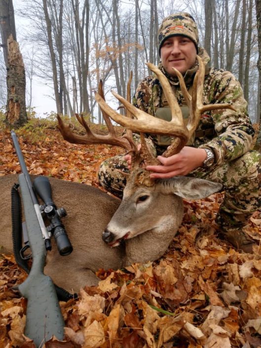 man with buck