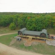 The Lodge Aerial Front